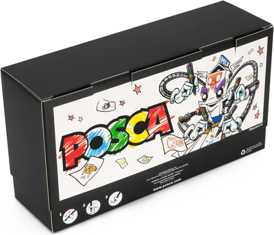 POSCA - PC-1MR – Lackstift – 0,7 mm – Schreibtischset mit 23 Farben