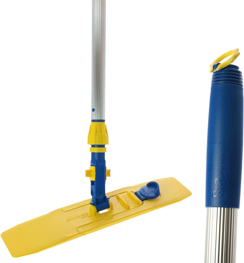 Jemako Bodenwischer 42 cm mit ausziehbarem Teleskopgriff und praktischem Fussschalter