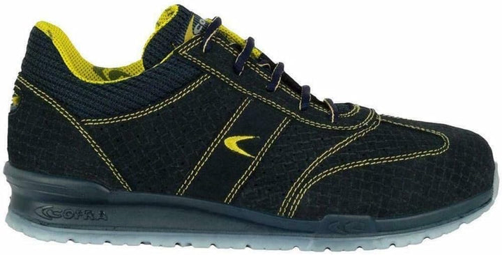Cofra 78410-001.W43 SIVORI S1 P SRC Sicherheitsschuhe, Blau/Gelb, Grösse 43 40 EU, 40 EU