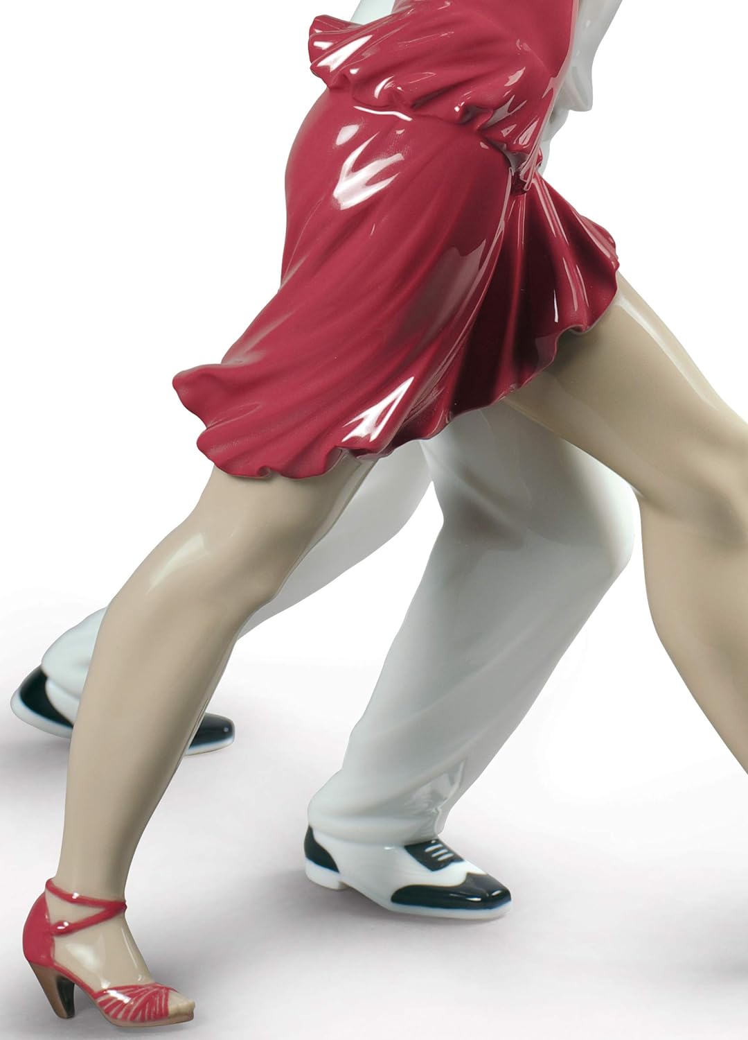 LLADRÓ Pärchen-Figur Salsa. Limitierte Auflage. Salsa-Tänzer. Porzellan.