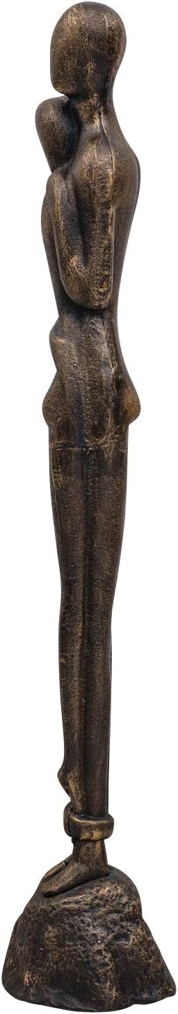 Skulptur Statue Figur Liebespaar Liebe Paar Hochzeit Eisen Garten 94cm