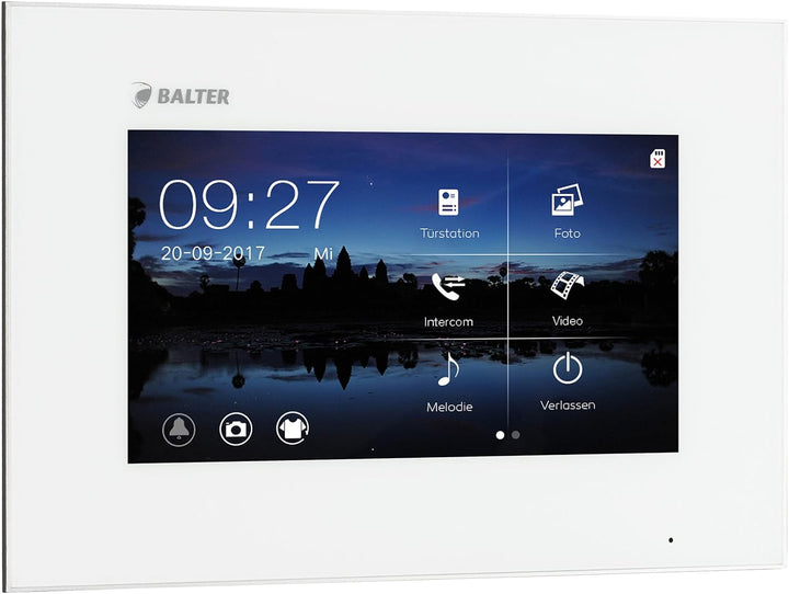 Balter Zusatzmonitor EVO Video-Türsprechanlage ✓ Touchscreen 7 Zoll Monitor ✓ 2-Draht Bus