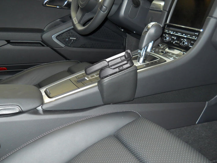 KUDA 089060 Halterung Echtleder schwarz für Porsche 911 (991) ab 11/2011, 089060
