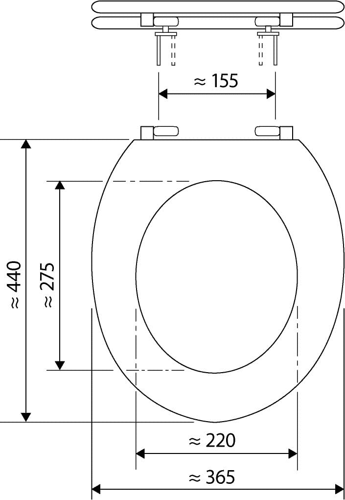 SITZPLATZ® WC-Sitz mit Dekor Karo lila, antibakterieller Duroplast Toilettensitz, WC-Deckel, Edelsta