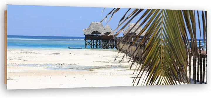 Wandbild Landschaft Modern Deko Kunst Bilder Afrika mehrfarbig 120x40 cm Deko paneel 120x40 cm mehrf