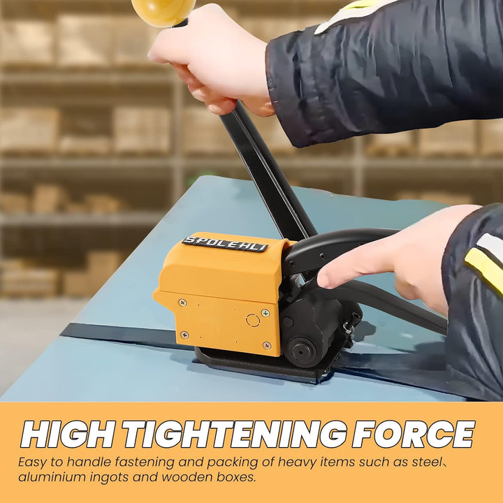 Spolehli Umreifungswerkzeuge aus Stahl Handheld nahtlose Metall Bindungswerkzeug Geeignet eignet sic