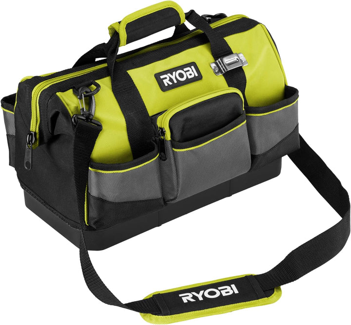 RYOBI Handwerkertasche mit Schultergurt Grösse S RSSSTB1 (6 x Innentaschen, 3 x offene Taschen auf d