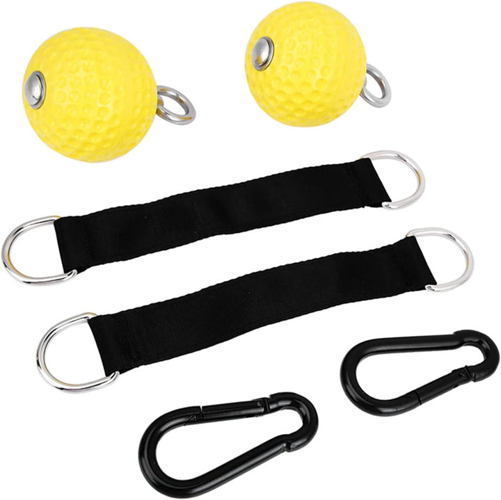 Klettern Pull Up Ball Haltegriffe mit Riemen,Halten Griffe Trainer für Finger,Unterarm,Bizeps,Rücken