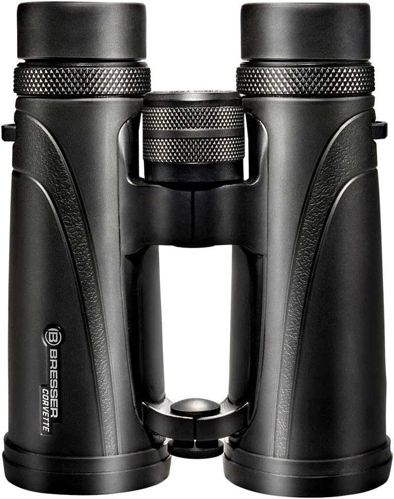 Bresser Fernglas Corvette 8x42 wasserdicht mit Nitrogenfüllung, BaK-4 Glas Prismen, LE-Okularen für