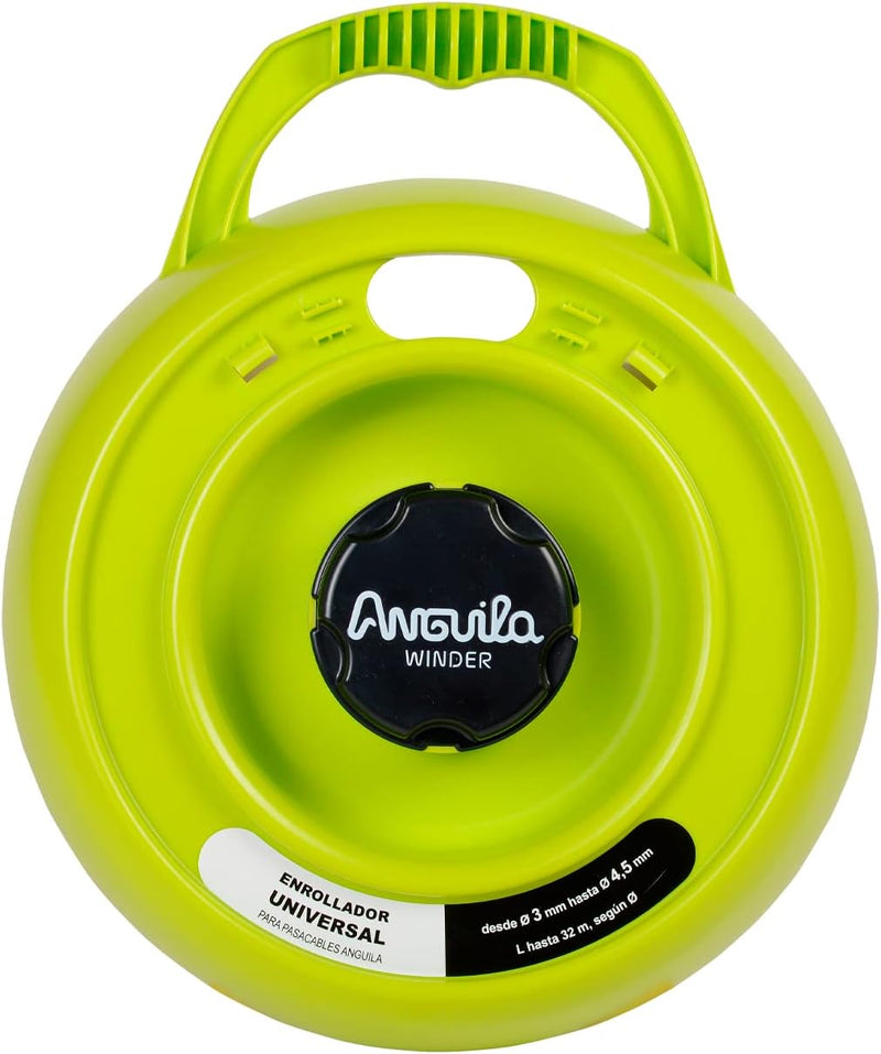 Anguila Max | Winder | Universal-Aufroller | Farbe Schwarz | Durchmesser von 3 bis 4,5 mm | Bis zu 3
