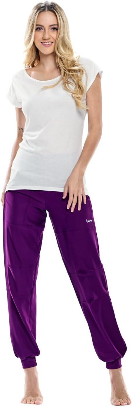 WINSHAPE Damen Freizeithose Functional Comfort Leisure Time Trousers Lei101c L Lila, L Lila