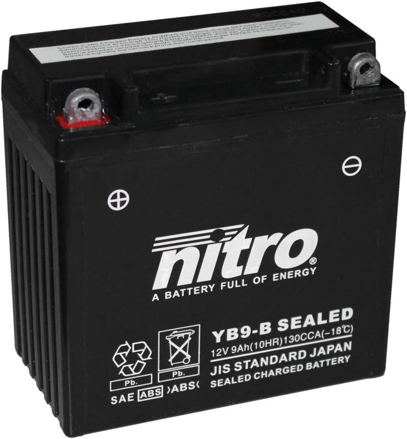 NITRO YB9-B SEALED -N- Batteries, Schwarz (Preis inkl. EUR 7,50 Pfand)