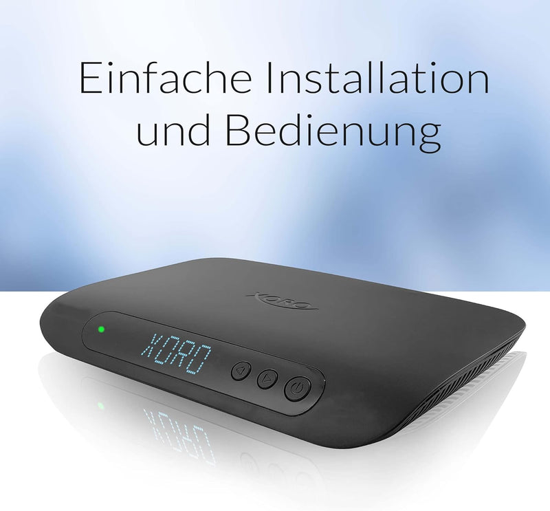 XORO HRK 7820 - HD Receiver für digitales unverschlüsseltes Kabelfernsehen (DVB-C), HDMI Anschluss,