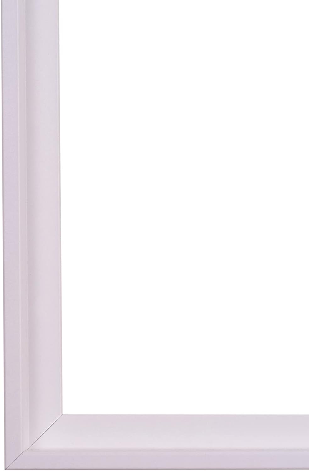 Rahmendesign24 Schattenfugenrahmen Oslo für Keilrahmenbilder und Leinwände 40x50 Weiss (matt) Schatt