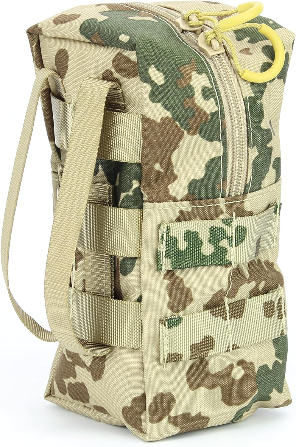 Zentauron Reissverschlusstasche Small mit MOLLE-System I BW-Tasche, Rucksack Zusatztasche aus Cordur