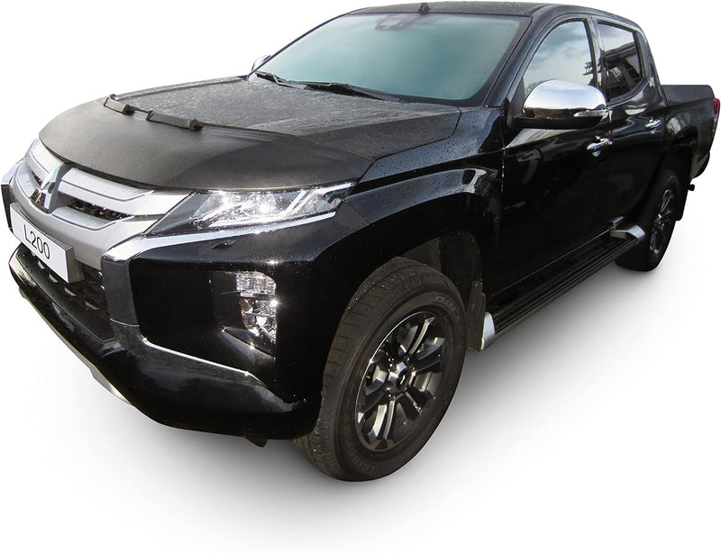 Auto-Bra AB3-00648 Carbon Optik kompatibel mit Mitsubishi L200 Triton Pajero Sport Bj. 2019 Haubenbr