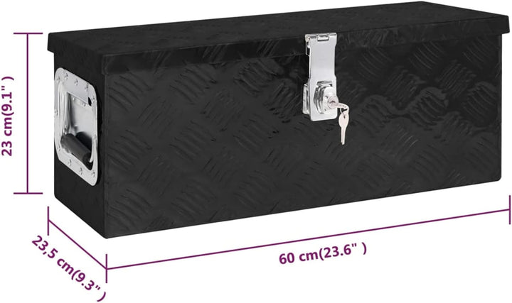 Tidyard Allzweck-Aufbewahrungsbox Box Aufbewahrungskoffer Alukiste Kiste Alubox Transportbox Transpo