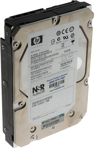 HP 516828-B21 - HDD/600GB 15K SAS 3.5" DP - **New Retail** - Warranty: 3Y