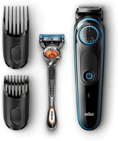 Braun BT5040 Bartschneider + 2 Kammaufsätze + Gillette Fusion5 ProGlide Rasierer