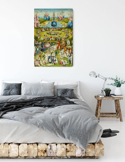 Hieronymus Bosch - Der Garten der Lüste IV als Leinwandbild / Grösse: 120x80 cm / Wandbild / Kunstdr