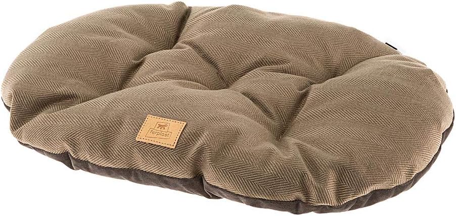 Ferplast Hundebett Hundekissen Katzenkissen Hundesofa für kleine Hunde, Katzenbett, 78 x 50 x 15 cm