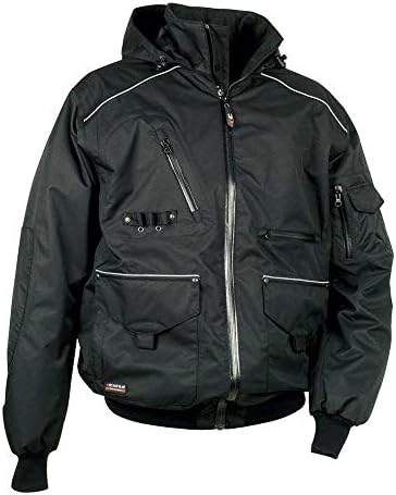 Cofra V091-0-05.Z64 Arbeitsjacke "Motor", schwarz, Grösse 64 Schwarz 64, Schwarz 64