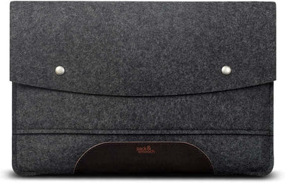 Pack & Smooch Für iPad Pro 11" / Air 10.9" Hülle Sleeve Case 100% Wollfilz Pflanzlich Gegerbtes Lede