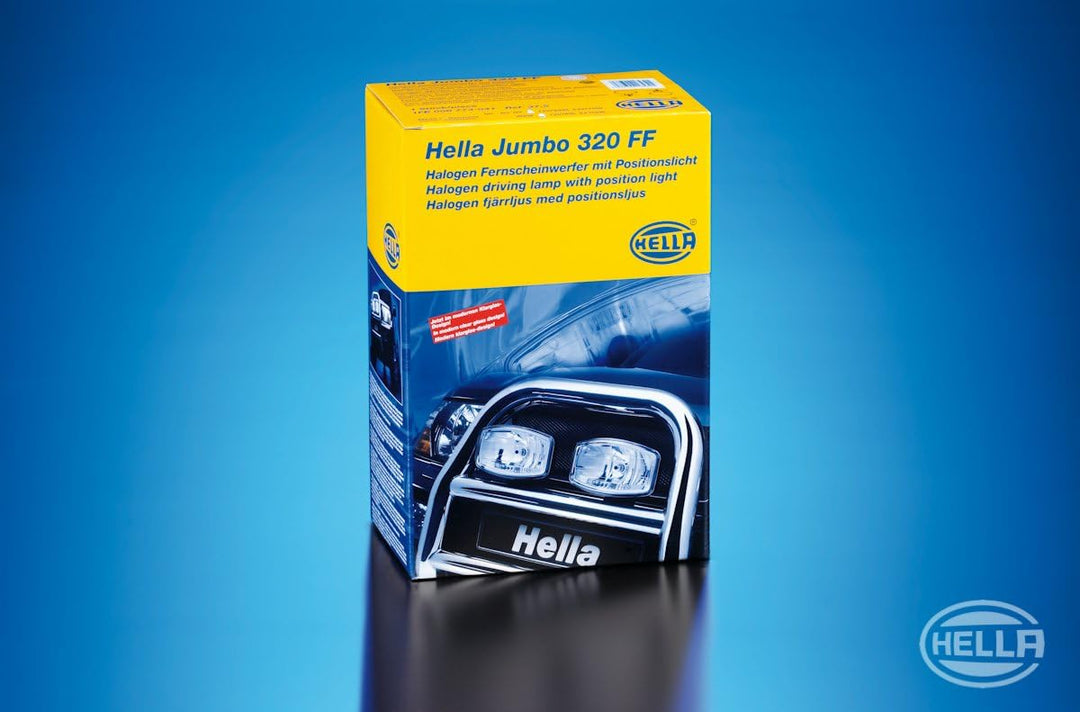 HELLA - Halogen-Fernscheinwerfer - Jumbo 320 - ECE-R7/E1 1655/ECE-R112 - 12/24V - 1FE 008 773-041 mi