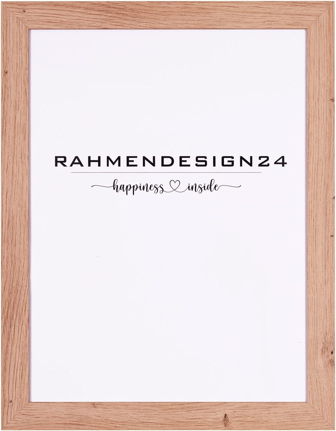 Rahmendesign24 Bilderrahmen Milano 45x60 (POSTERFORMAT) Eiche natur Fotorahmen, Wechselrahmen, Poste