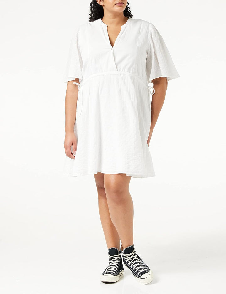 MUSTANG Damen Frida Co Kleid, General White 2045, 44