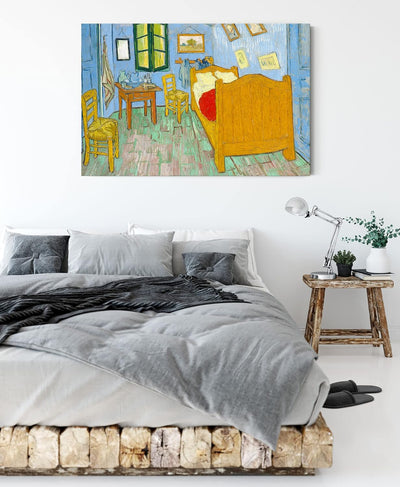 Generisch Vincent Van Gogh - Das Schlafzimmer - zweite Version als Leinwandbild / Grösse: 120x80 cm