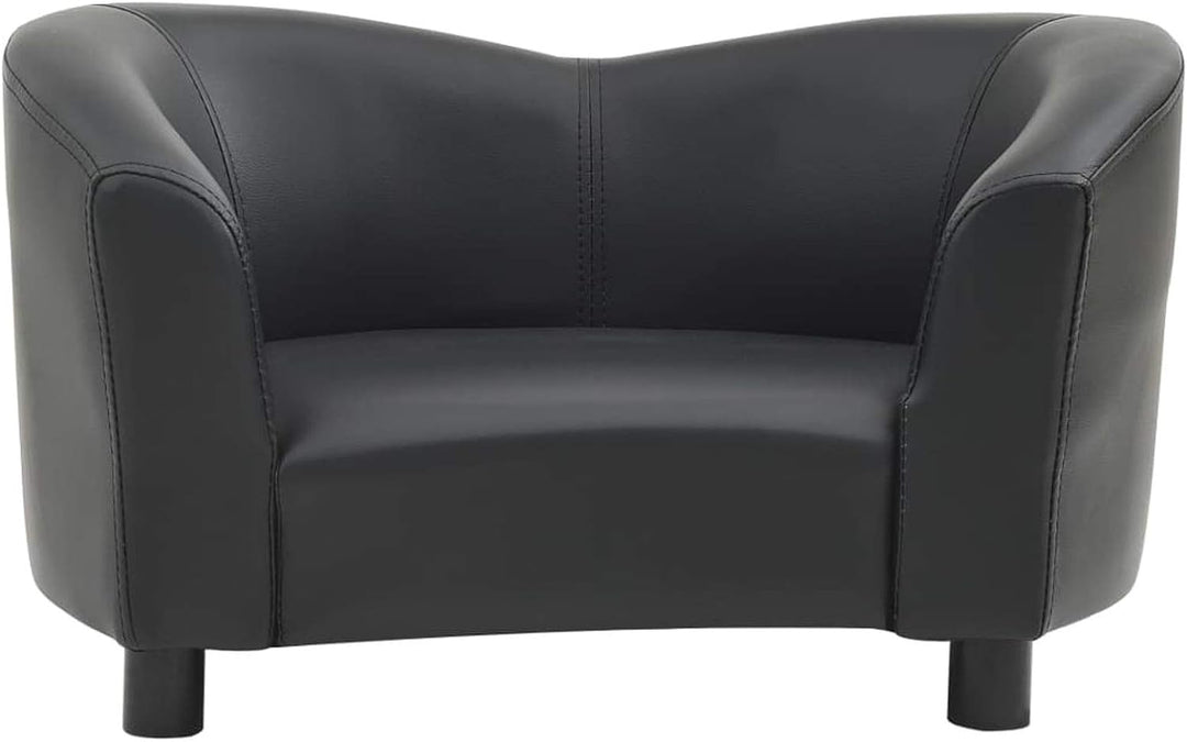 Tidyard Hundesofa Hundecouch Hundebett Haustiersofa Hundematte Hundesessel & -Sofas Sofa Schwarz 67x