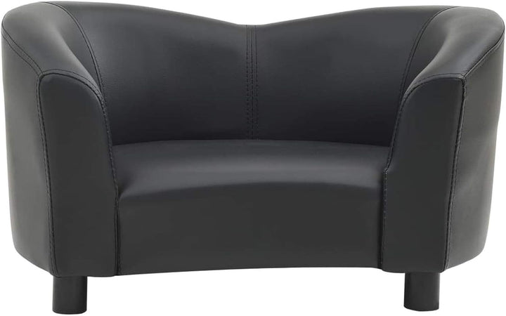 Tidyard Hundesofa Hundecouch Hundebett Haustiersofa Hundematte Hundesessel & -Sofas Sofa Schwarz 67x