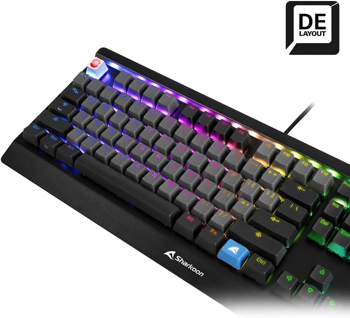 Sharkoon Skiller SAC20, Tastenkappenset aus PBT-Kunststoff, ISO DE 115