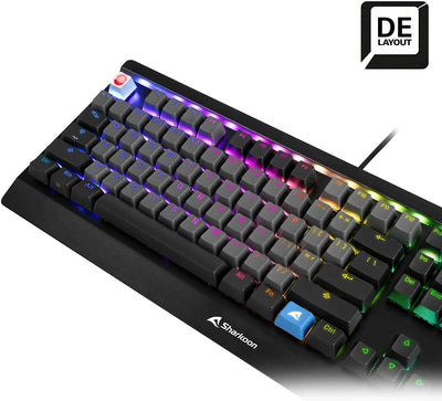 Sharkoon Skiller SAC20, Tastenkappenset aus PBT-Kunststoff, ISO DE 115
