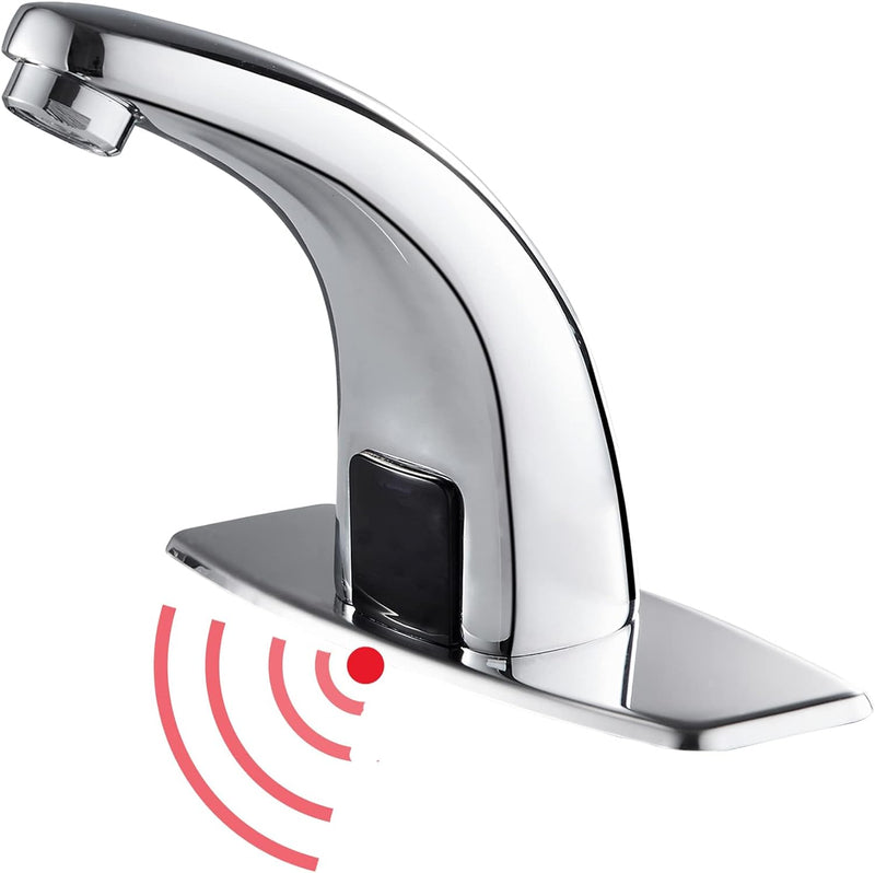 Gangang Berührungsloser Wasserhahn,Hochwertig Infrarot Sensor Kaltwasser Wasserhahn,Automatik Wascht