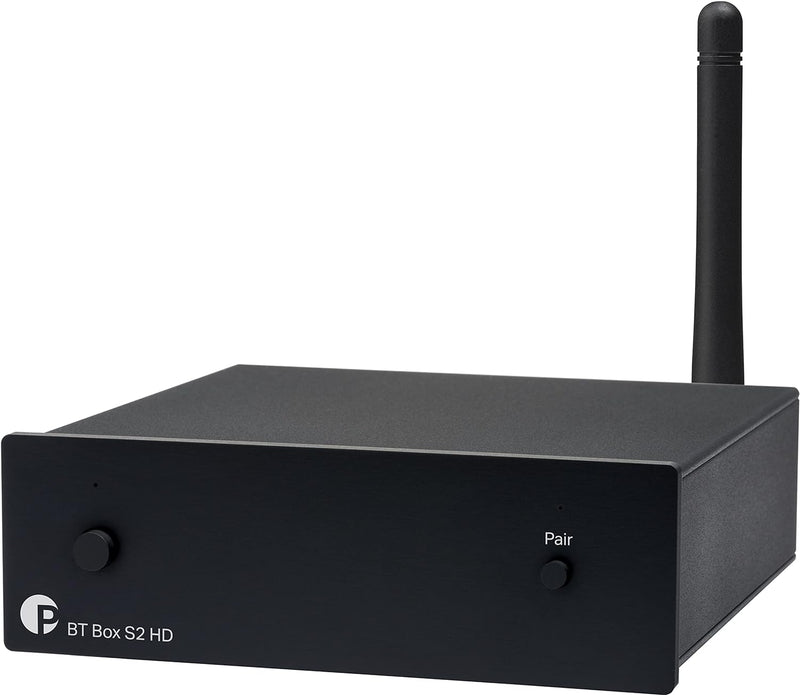 Pro-Ject BT Box S2 HD, Audiophiler hochauflösender Bluetooth 5.0 Empfänger, unterstützt aptX-HD, Sch