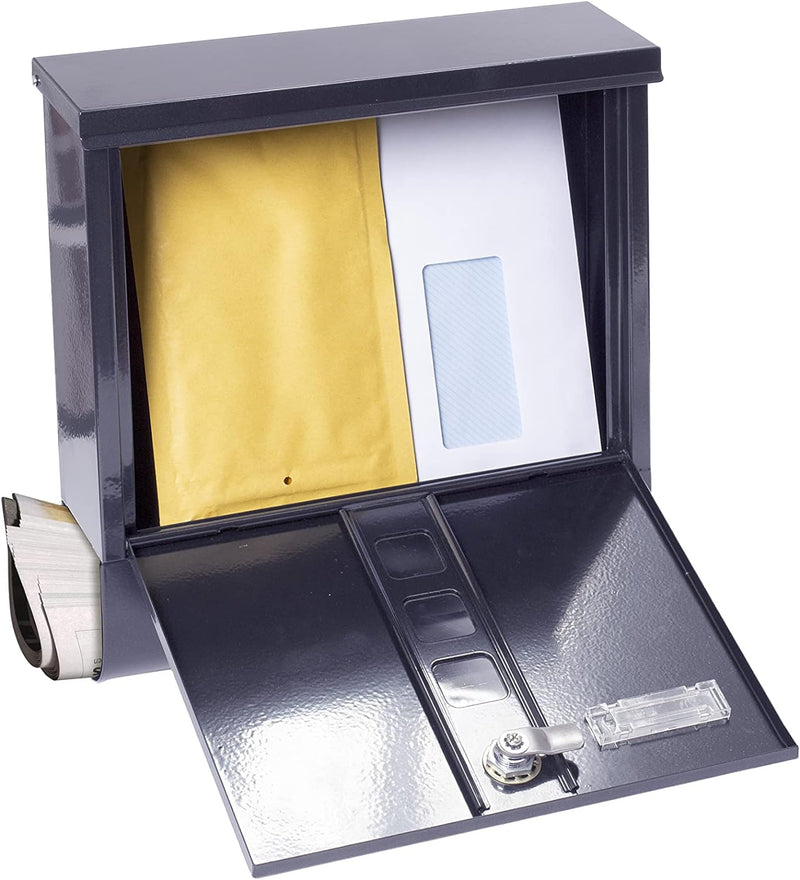 ARREGUI Chance E7005 Briefkasten aus Verzinktem Stahl mit Zeitungsrolle, Postkasten + Zeitungsbox, G