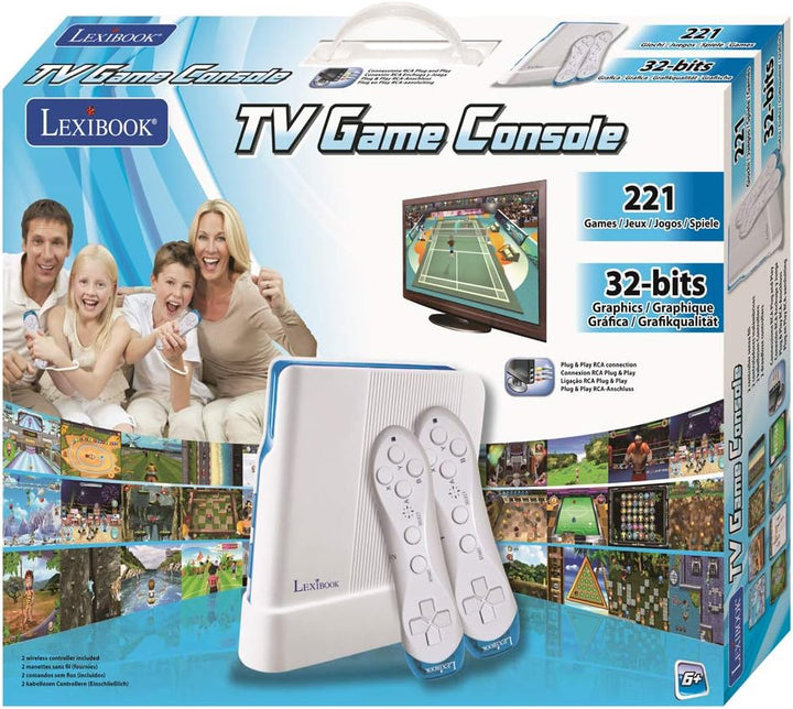 Lexibook JG7425 TV Spielekonsole 221-in-1, JG7425