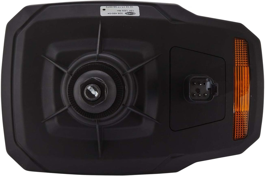 HELLA - Halogen-Hauptscheinwerfer - 12V - Einbau - Lichtscheibenfarbe: gelb - Stecker: DEUTSCH Steck