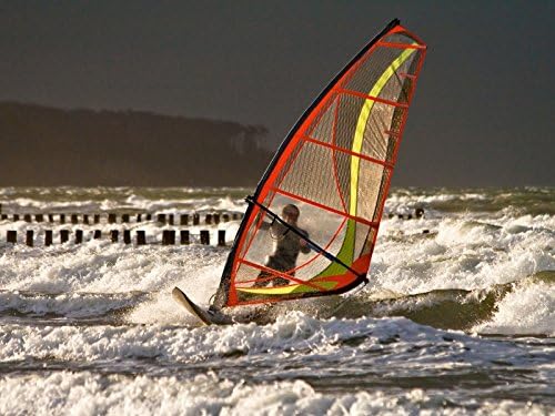 CALVENDO Puzzle Surfer auf der Ostsee 1000 Teile Lege-Grösse 64 x 48 cm Foto-Puzzle Bild von Rico Kö