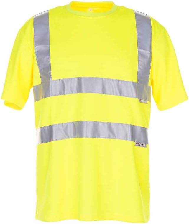 Planam 2096056 Warnschutz T-Shirt, Uni Gelb, Grösse XL