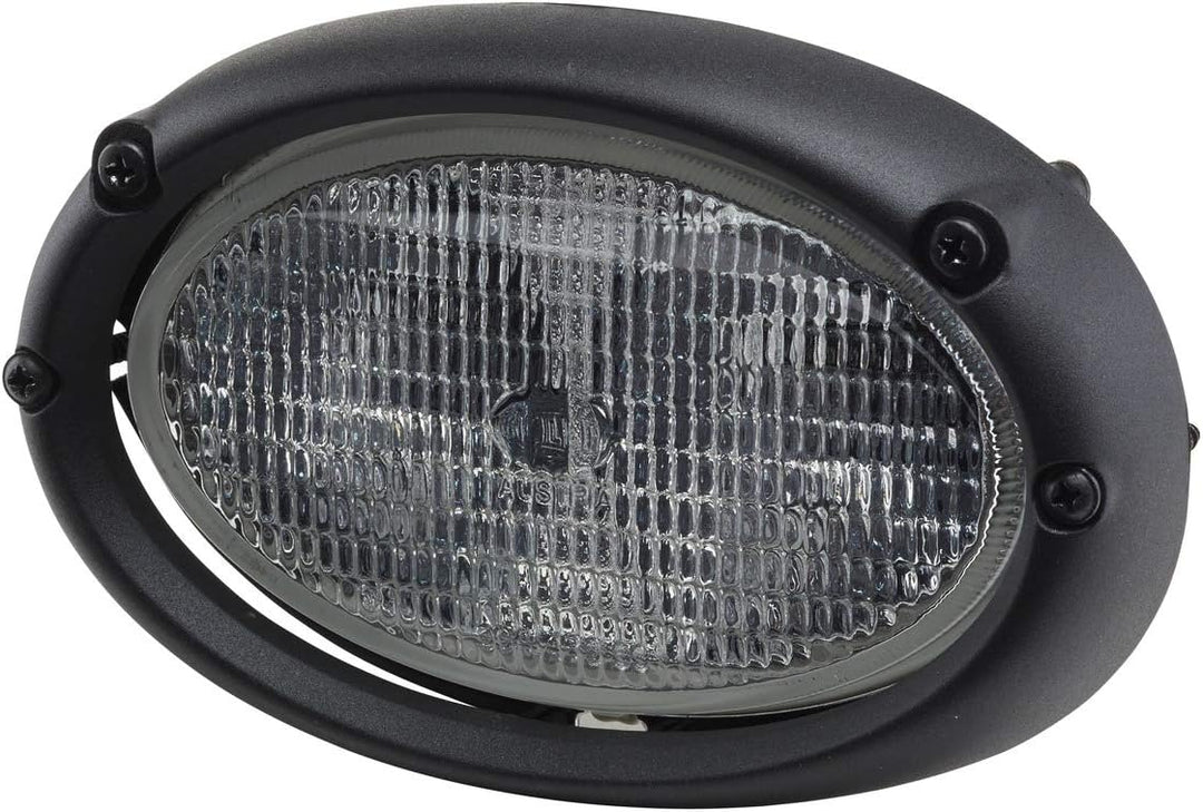 HELLA - Halogen-Arbeitsscheinwerfer - Oval 100 - 12V - Einbau/Schraubanschluss - 2-Punkt Befestigung