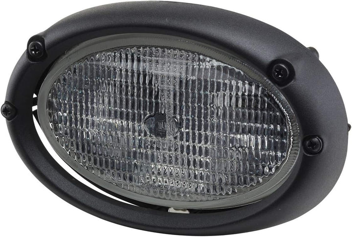 HELLA - Halogen-Arbeitsscheinwerfer - Oval 100 - 12V - Einbau/Schraubanschluss - 2-Punkt Befestigung