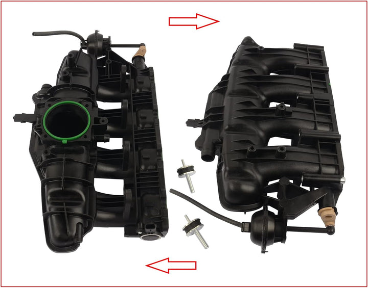 Flynsu Ansaugbrücke Ansaugkrümmer für A3 TT Leon Toledo Golf Superb Octavia 06J198211 06J133201L 1.8