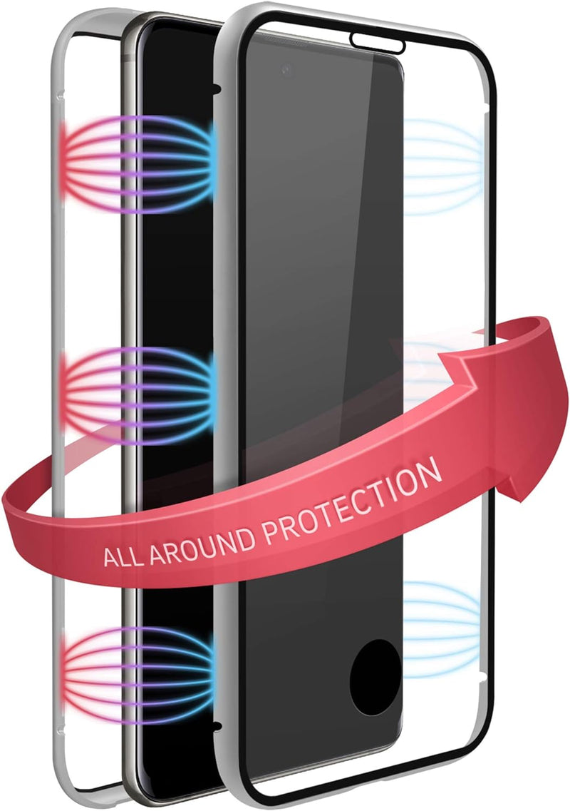 Black Rock - Hülle 360 Grad Glass Case Passend für Samsung Galaxy S20 Plus | Glas Handyhülle, Cover,