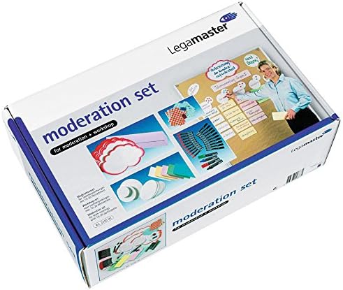 Legamaster 7-225000 Moderationsset mit Moderationszubehör Komplett, Komplett