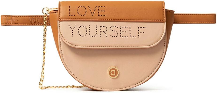 Desigual Damen Riño_rhapsody Nyon Münzbörse, Beige (Crudo V), 5x13.5x18 cm