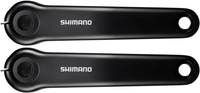 Shimano Unisex – Erwachsene Steps Kurbelarmsatz, schwarz, 175 mm