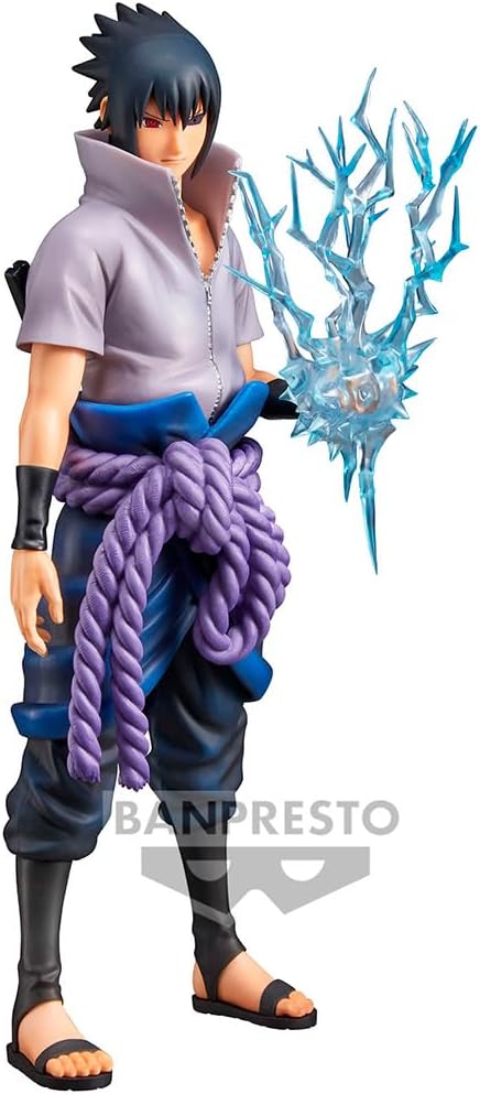 Banpresto Naruto Shippuden - Uchiha Sasuke - Figurine Grandista Nero 28cm